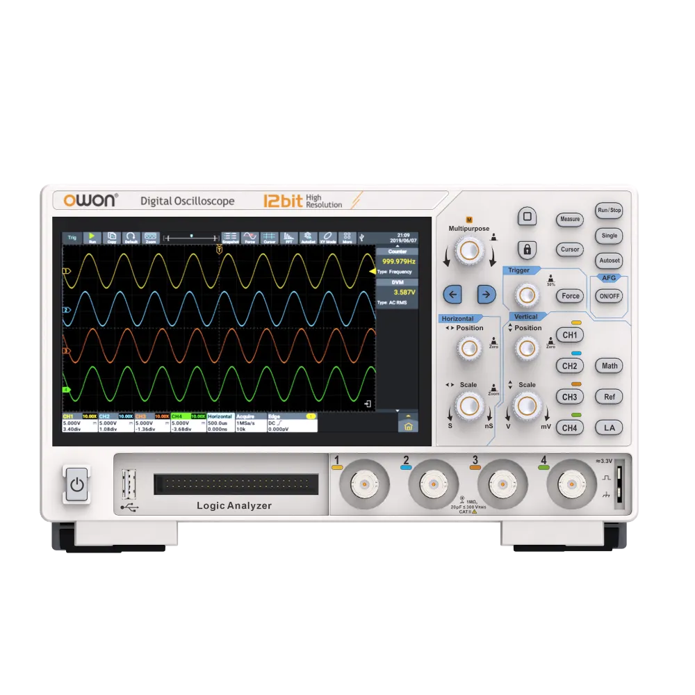ADS900A シリーズ 12ビット 多機能デジタル・オシロスコープ